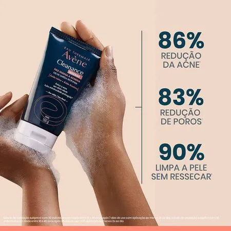 Kit Gel de Limpeza Facial + Creme Acelerador Avène + Protetor Solar Facial Com Cor Antioleosidade UV FPS70 + Eau Thermale Avène Água Termal - Imagem 3