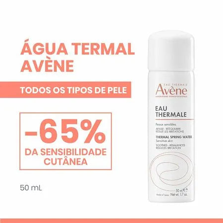 Kit Gel Facial de Limpeza Profunda Avène +Eau Thermale Avène – Água Termal + Creme Reparador Protetor - Imagem 5
