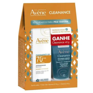 Avène Cleanance Kit – Protetor Solar + Gel de Limpeza Facial Kit