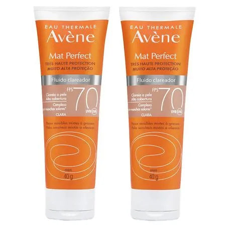 Kit Avène Cleanance 2 Unidades + Protetor Solar Clareador Mat Perfect FPS70 2 unidades - Imagem 2