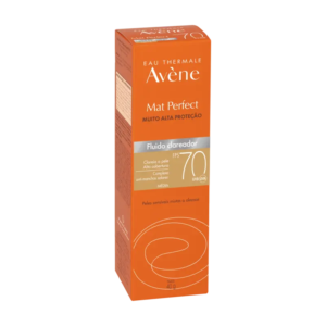 Proteção solar – Pele sensível Mat Perfect Clareador FPS 70 cor média