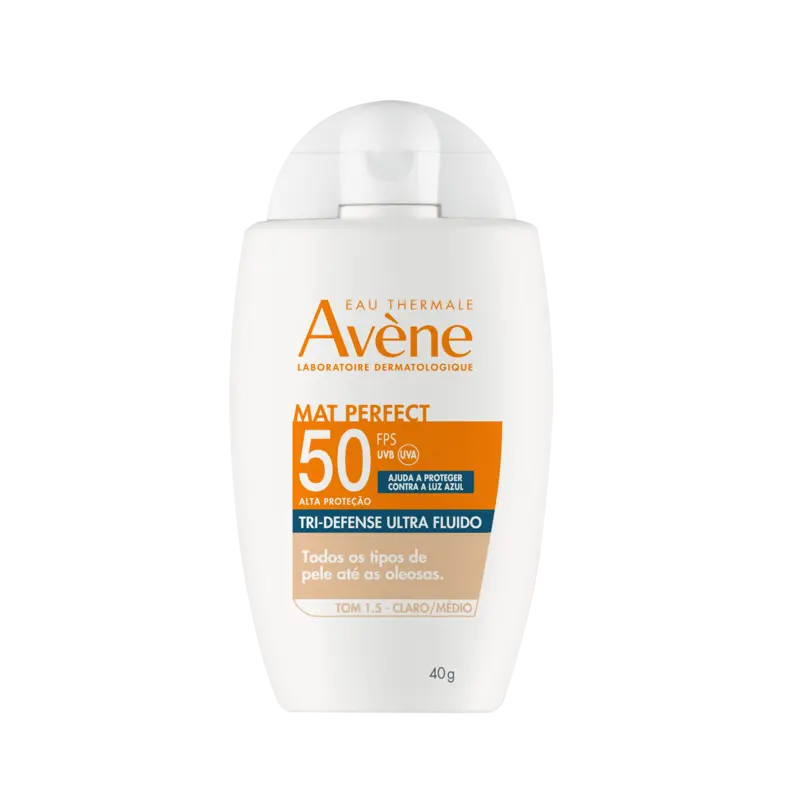 Proteção solar – Pele sensível Mat Perfect Tri-Defense Ultra Fluido Tom 1.5 FPS 50