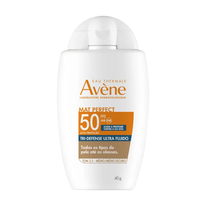 Proteção solar – Pele sensível Mat Perfect Tri-Defense Ultra Fluido Tom 2.5 FPS 50